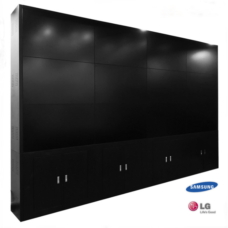 49 inch 3,5 mm bezel 500 Nit LCD videowanden groot formaat scherm met LG paneel voor showroom, commandocentrum, controlekamer en winkelcentrum